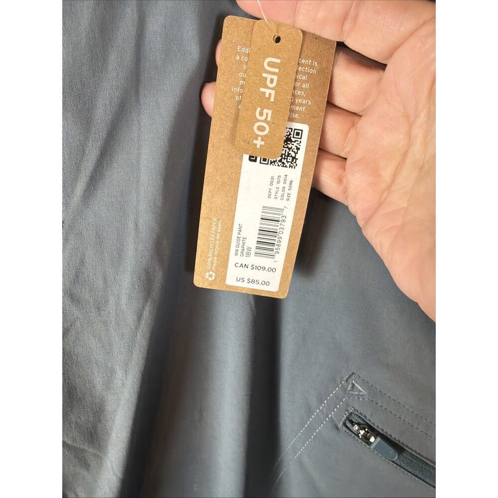 Eddie Bauer First Ascent Guide Pro Pants Women's 18 Zip Pockets Everyday Hiking - Picture 5 of 9